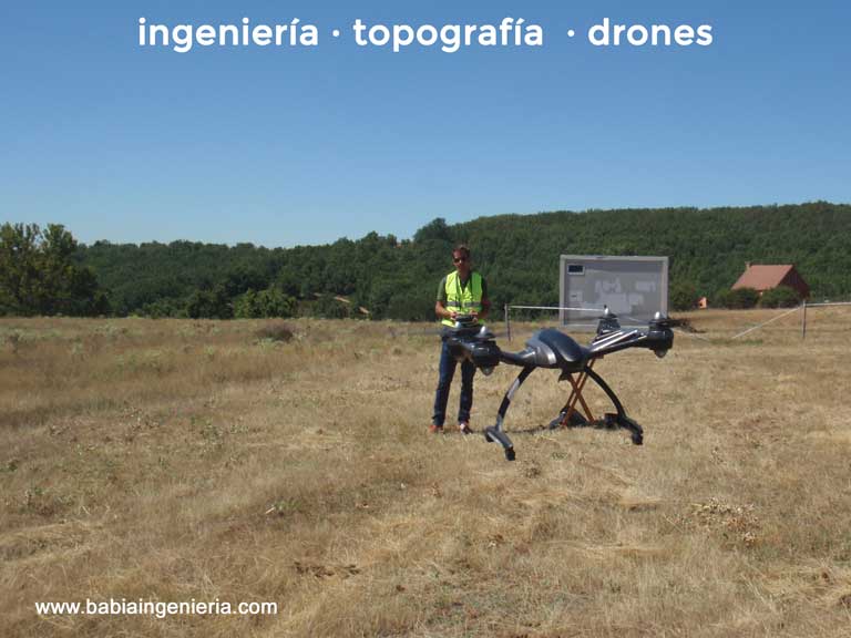 Drones para topografía en Castilla y León.